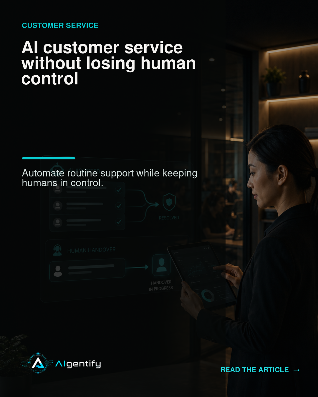 AI Customer Service Without Losing Human Control